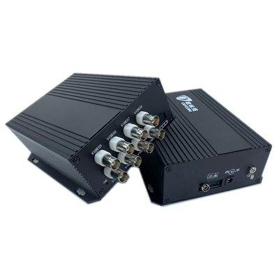 8ch Port 1080p AHD CVI TVI 20km Bnc Extender สายไฟเบอร์ออปติก HD Video Converter