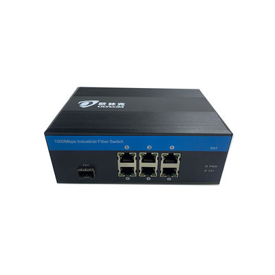 IP40 POE Network Switch Gigabit Ethernet สำหรับสภาพแวดล้อมกลางแจ้งที่รุนแรง