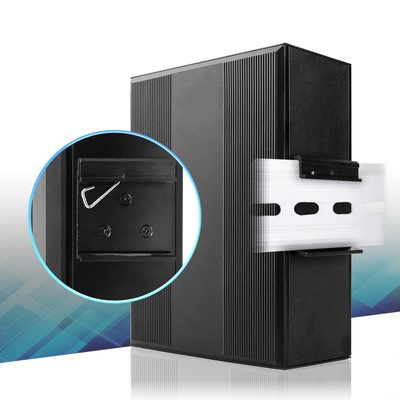 2.5G PoE หนักสวิทช์ที่สามารถจัดการได้ Gigabit Ethernet Dual DC48V Input 15.4W 30W IP40