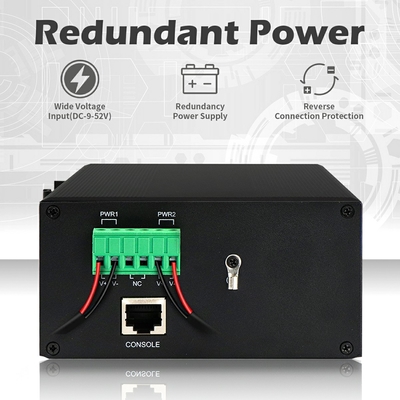 8 Port PoE Managed Switch 8 SFP 2.5G ไฟเบอร์ ERPS แหวน L2 ใช้งานกลางแจ้งที่สามารถจัดการได้