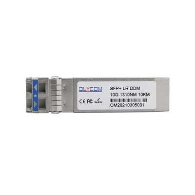 10G LC โหมดเดียว 1310Nm 10Km DDM 10 GBase-LR SFP + ตัวรับส่งสัญญาณสำหรับสวิตช์เปิด