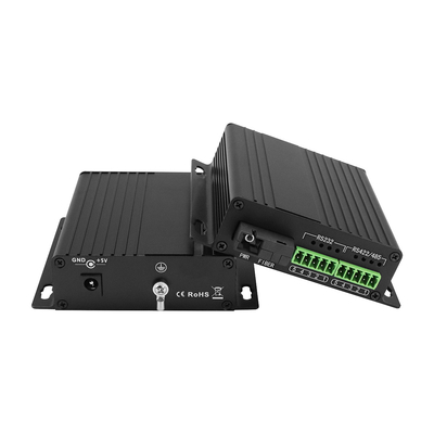 เครื่องแปลงสื่อไฟเบอร์ซีเรียล RS485 RS422 RS232 SC 20km สําหรับ RTU HOST SCADA