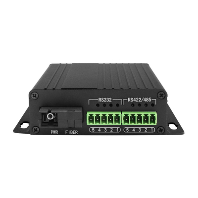 เครื่องแปลงสื่อไฟเบอร์ซีเรียล RS485 RS422 RS232 SC 20km สําหรับ RTU HOST SCADA