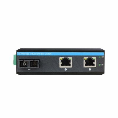 Gigabit Ethernet มินิ ไฟเบอร์สวิตช์ Gigabit Network SC Optic 20KM ไม่จัดการติดผนัง