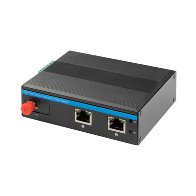 เครื่องแปลงสื่อ Gigabit Unmanaged ที่แข็ง FC Fiber Single Core 12V 24V มินิเคส