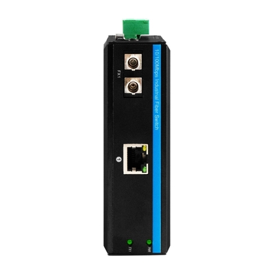 อุตสาหกรรม SFP Gigabit PSE PoE Media Converter 1.25G ช่องเสียบออปติคัล 15.4W / 30W