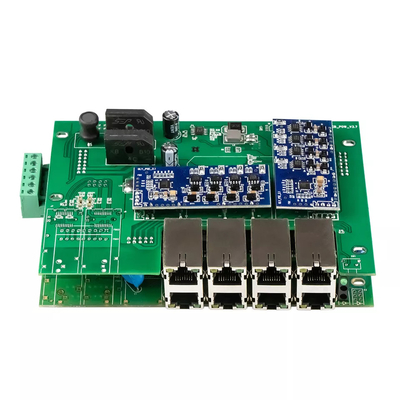 8 Port Managed PoE Switch Gigabit Ethernet 240W Active POE รู๊กเกอร์เคสไวเทสชิป