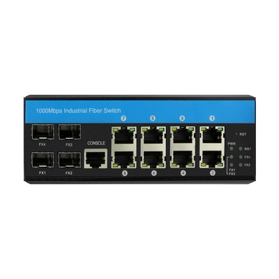 2.5G Lite Layer 3 Ring Managed Ethernet Switch 12 Port ERPS RSTP ดินเรลติดตั้ง