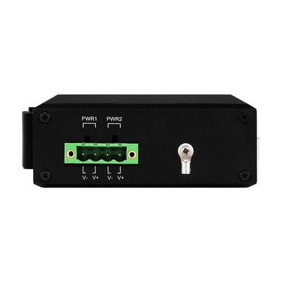 4 Port POE Managed Network Switch ERPS Ring 120W งบประมาณ Gigabit พื้นฐาน DC48V ดินเรล