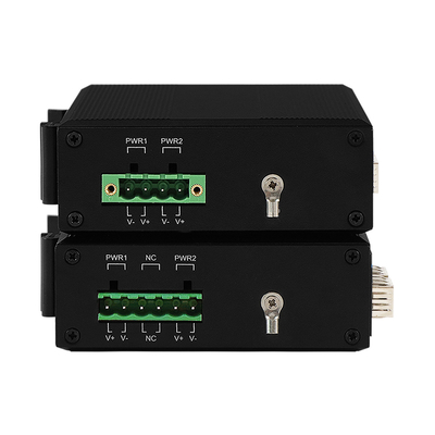 4 Port POE Managed Network Switch ERPS Ring 120W งบประมาณ Gigabit พื้นฐาน DC48V ดินเรล