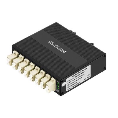 D4*4B โมดูลวงเว้นแสงอุตสาหกรรม Multimode LC Connector din-rail สําหรับการป้องกัน