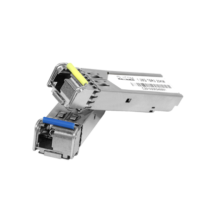 1.25G SFP Module Single Mode 1310nm/1550nm 20km ซิมพล็กซ์ออปติกส์ทรานเซียฟ