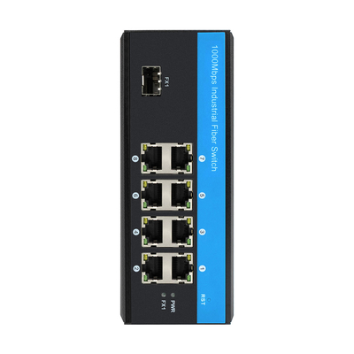 เครือข่ายอุตสาหกรรม PoE ที่ไม่ถูกบริหาร 8 ท่า Gigabit เครือข่ายอุตสาหกรรมที่ไม่ถูกบริหาร 240W CE