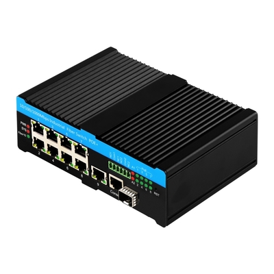 8 Port Gigabit PoE Managed Switch 802.3bt 90W กับ 1 SFP / Copper Uplink 480W งบประมาณ
