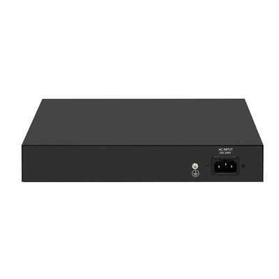 8 Port PoE VLAN Managed Switch ไฟเบอร์อีเทอร์เน็ต Gigabit ชิปรีอัลเทค 120W Budget AC Input