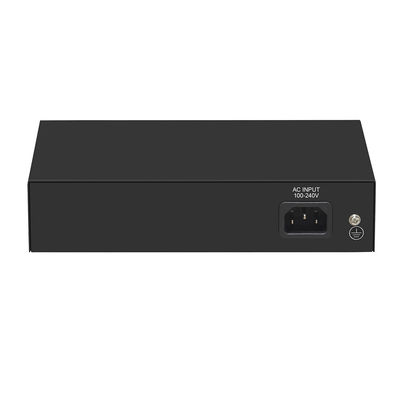Ethernet รวดเร็ว CCTV PoE Switch 4 Port With 2 Copper Uplink 55W แรงประหยัด AC