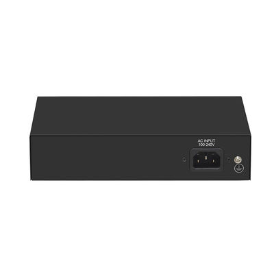 6 Port Gigabit PoE Switch 250 Meter Extension VLAN 60W พลังงาน งบประมาณ 220V
