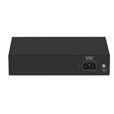 4 Port Gigabit PoE Switch 60W Budget SFP Fiber Unmanaged พร้อม VLAN ขยาย 250 เมตร