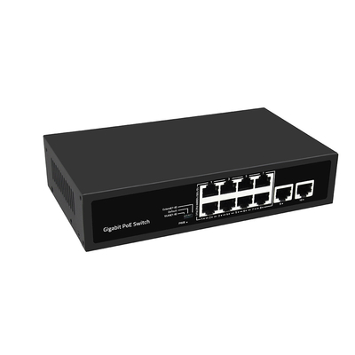 8 Port Gigabit PoE Network Switch VLAN 250 เมตร AI PoE 120W งบประมาณไม่จัดการ