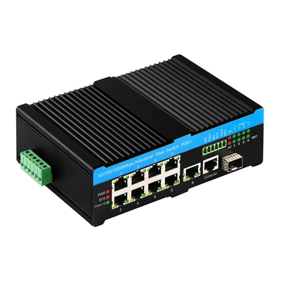 8 Port Ultra PoE L2 Managed Switch ERPS 2.5G แหวนด้วย 1SFP / RJ45 Uplink PoE Af / At / Bt