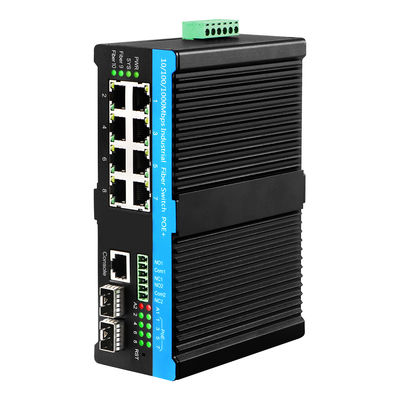 8 Port Ultra PoE Managed Switch Gigabit Ethernet 802.3bt ติดตาม 720W งบประมาณ CE