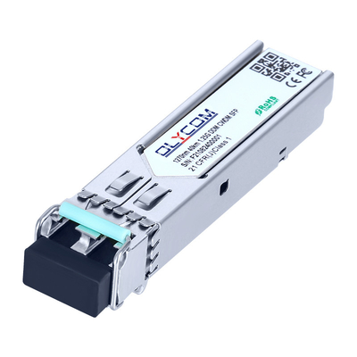 1.25G Optical Transceiver LC รูปแบบเดียว 40km CWDM 1270nm โมดูล SFP