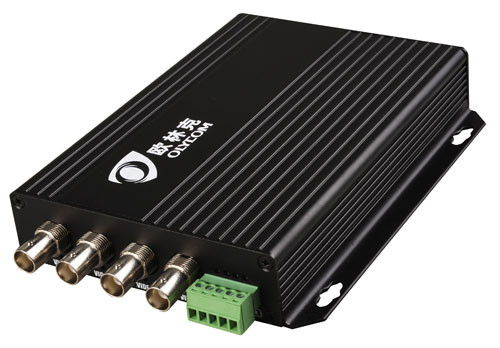 4 Port Analog Video Digital Optical Converter เครื่องขยายไฟเบอร์ออปติก SC ST FC Port