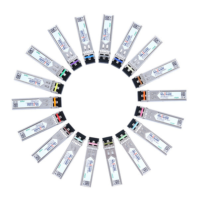 Cisco รองรับ 1.25G 80KM SFP Transceiver SM 1550nm โมดูล SFP ออปติก Gigabit