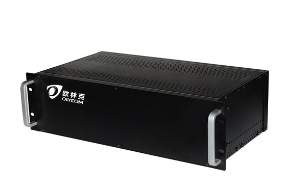 19" 3U 18สล็อต ชาซี วิดีโอ ข้อมูล ไฟเบอร์แปลง Rack Mount ชาซี แหล่งไฟฟ้าคู่