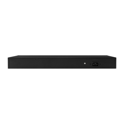 24 Port Network 48V Active PoE Switch 450W สแตนดาร์ท AF/AT พร้อม 2 RJ45 Uplink Port Ethernet sfp ไฟเบอร์สวิตช์