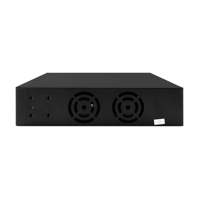 24 Port Network 48V Active PoE Switch 450W สแตนดาร์ท AF/AT พร้อม 2 RJ45 Uplink Port Ethernet sfp ไฟเบอร์สวิตช์