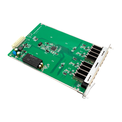 DWDM/CWDM การถ่ายทอด 8*Sfp+ 10G OTU การ์ดแทรนพอนเดอร์ แบนด์ C 50GHz 96 โคลน