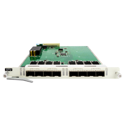 DWDM/CWDM การถ่ายทอด 8*Sfp+ 10G OTU การ์ดแทรนพอนเดอร์ แบนด์ C 50GHz 96 โคลน