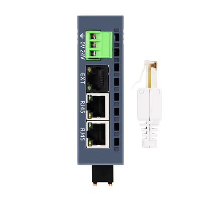 3 RJ45 Ports Modbus-TCP/IP PLC IO Module พร้อม 16DI+16DO และ 24VDC แรงไฟฟ้าสําหรับการควบคุมอุตสาหกรรม