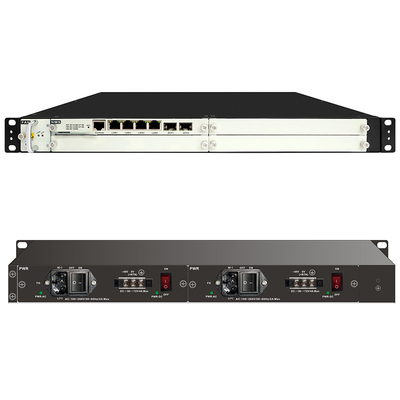 DWDM 1U Chassis System สําหรับบัตรบริการ 4 ชิ้น NMS AWG OLP EDFA Hot-Swappable