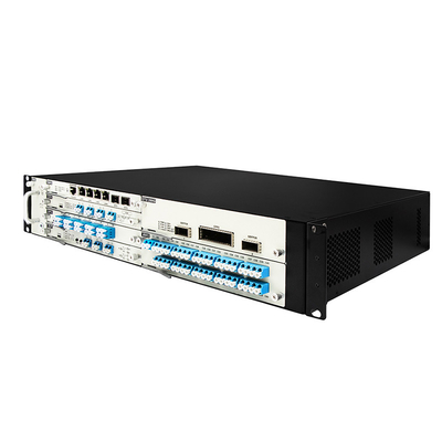 2U DWDM Rack Optical Transport System 8 สล็อตสําหรับการ์ดบริการซีรีส์ OM3800 ครบครัน