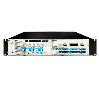 2U DWDM Rack Optical Transport System 8 สล็อตสําหรับการ์ดบริการซีรีส์ OM3800 ครบครัน