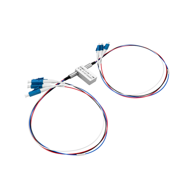 D2×2B Mechanical Bypass Optical Switch LC Connector สายต่อแบบเดียว สายต่อข้าม