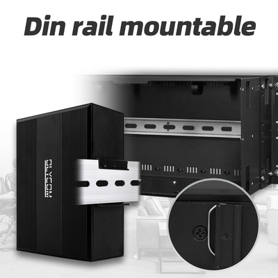 10port Gigabit 10/100/1000mbps L2 ปกครอง POE สวิตช์กับ 2 Sfp สําหรับภายนอก