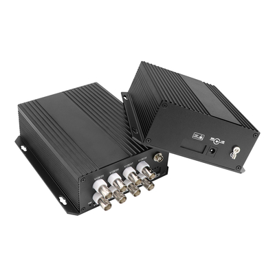 8 Port Analog Digital Fiber Optic Converter CCTV ติดตามวิดีโอโคเอชียล DC5V