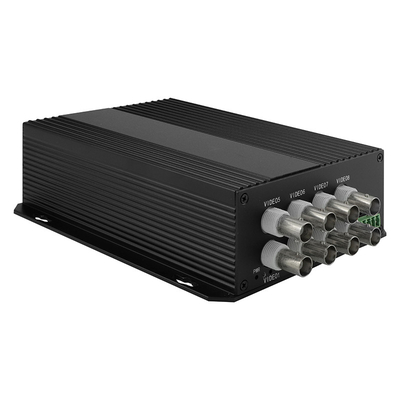 CCTV Analog Video Data Optical Converter SECAM รองรับ 8 ท่าทาง SC/ST/FC ไฟเบอร์