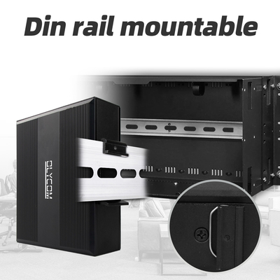 5 Port Gigabit Unmanaged POE Switch DC48-52V เครื่องสลับ Ethernet สําหรับการใช้ภายนอก