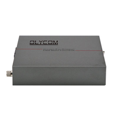 เครื่องแปลงสื่อ PoE ด้วย LFPT Fast Ethernet Single Mode Fiber 30W Budget DC48V Input