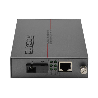เครื่องแปลงสื่อ PoE ด้วย LFPT Fast Ethernet Single Mode Fiber 30W Budget DC48V Input