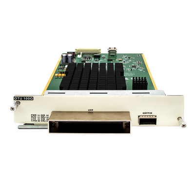 การ์ด OTU ที่มีความสอดคล้อง 100G 1*QSFP28 ถึง 1*DWDM 100G CFP DCO OEO Board แบนด์ C 50GHz