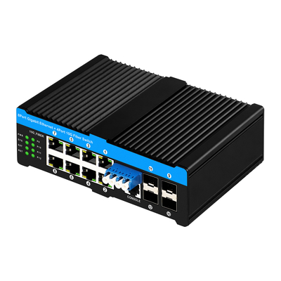 4*10G Sfp Ports+8*10/100/1000mbps 12 Port Managed 10G Optical Bypass Poe Switch การปรับเปลี่ยนการปรับเปลี่ยนการปรับเปลี่ยน