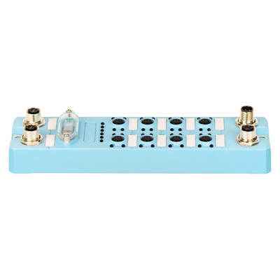 8 Port Industrial Gigabit Managed Switch 8x10/100/1000M M12 Ports IP67 เครื่องเปลี่ยน Ethernet ทางรถไฟที่กันน้ํา