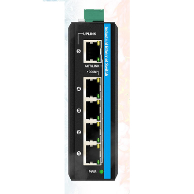 5 Port Gigabit WEB Managed Switch 100/1000M การสนับสนุนการเปลี่ยนเครือข่าย RSTP 802.1Q