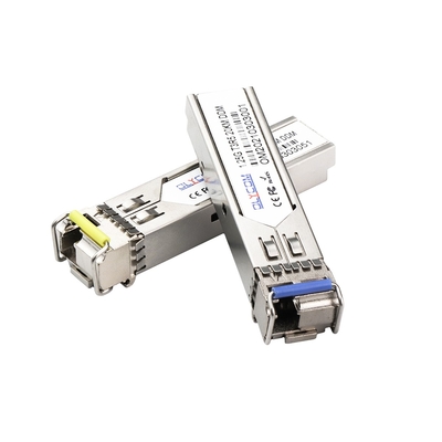ซิสโก้ สอดคล้องกับ SFP Transceiver 1310nm/1550nm SM สายใยเดียว 20km 1.25G สายใยโมดูล SFP