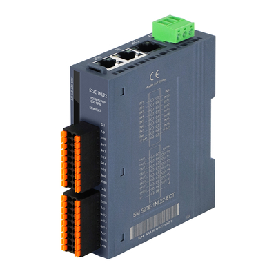Industrial EtherCAT I/O Slave Module 16 Port 24V DC DIN Rail Dual RJ45 Port IP20 เรต